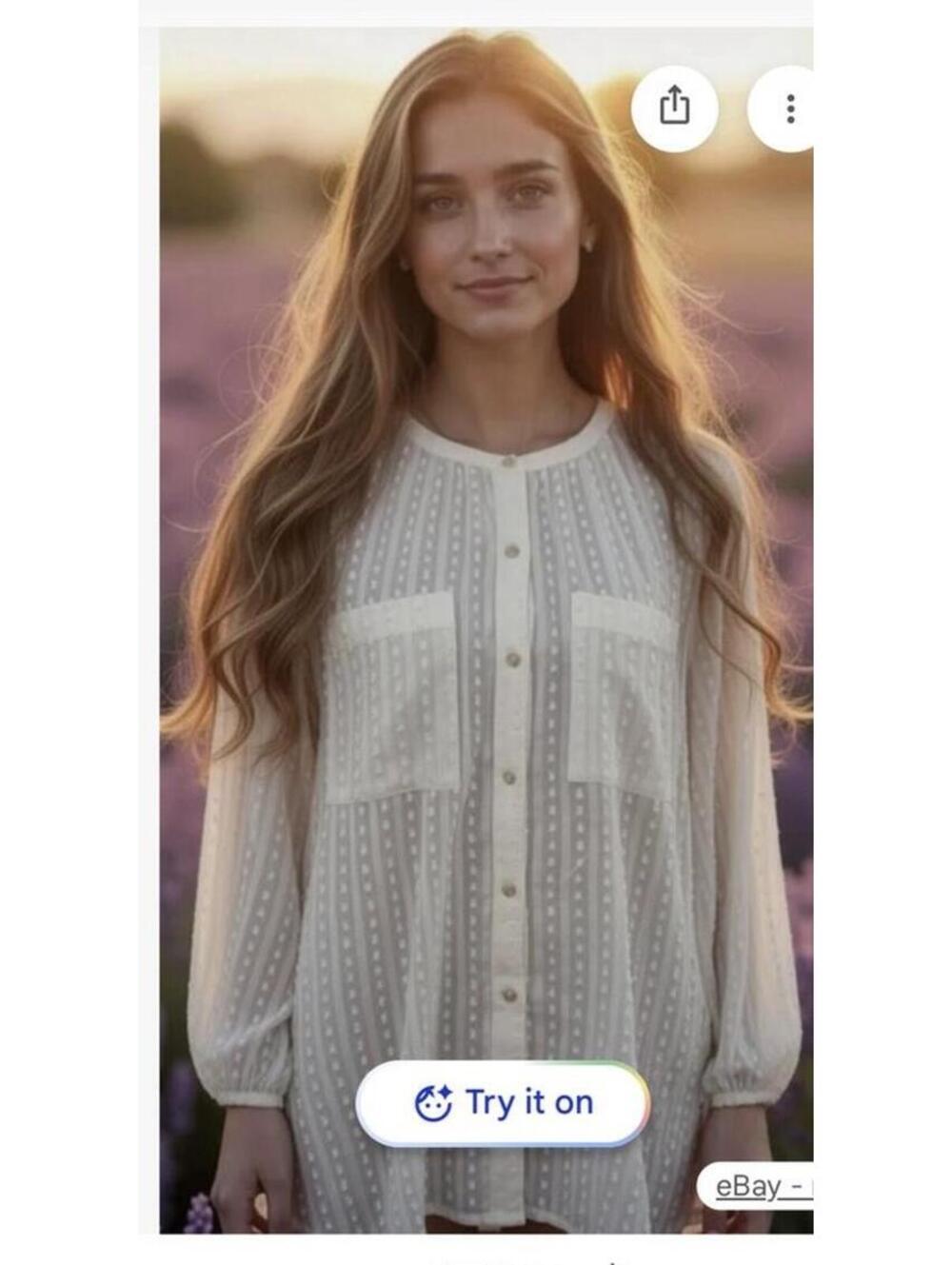 NWT Plus Anthropologie Akemi Textured Metallic Thread Button Down size 18w